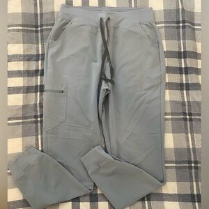 Figs high waisted Zamora jogger- Dusty blue